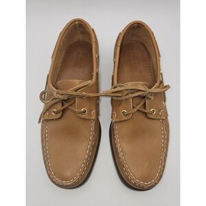 Sebago Docksides Mens 9M Brown Leather Boat Shoes Made in USA 8727165